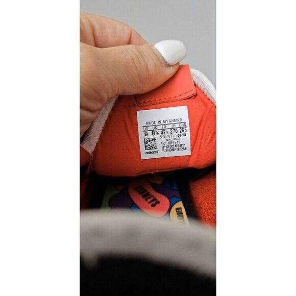 adidas Tennis HU V2 x Pharrell Scarlet 2018 Athletic Shoes Men's Size 9 - Picture 7 of 8